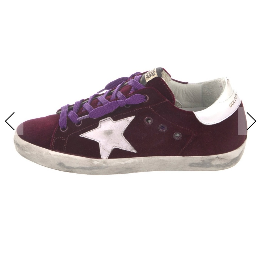 Golden Goose Velvet Low Top Sneakers